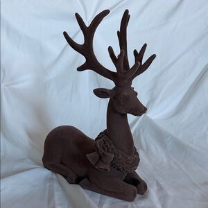 Brown Decorative Reindeer Figurine